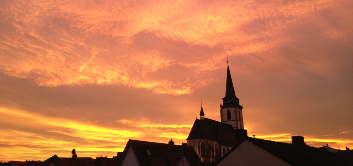 Sonnenaufgang über Oberursel