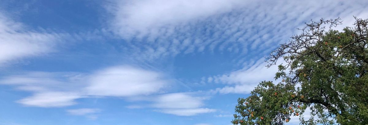 Himmel mit Wolken