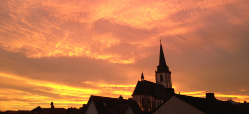 Sonnenaufgang über Oberursel