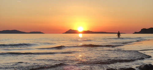 Sonnenuntergang am Meer